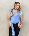 Moby Wrap Fascia Portabebè Evolution - Morbidissima e Facile da indossare - Fiordaliso Fasce Portabebé